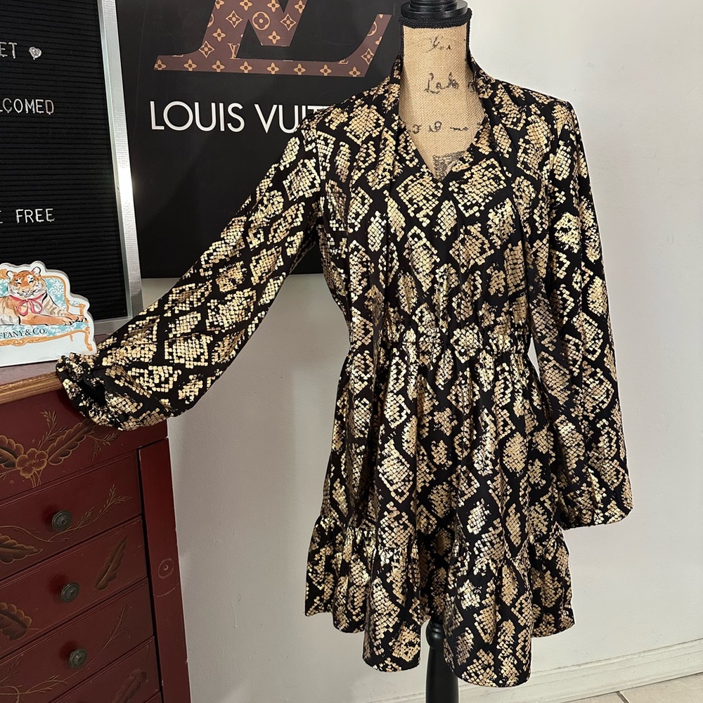 🆕Michael Kors Gold Dress